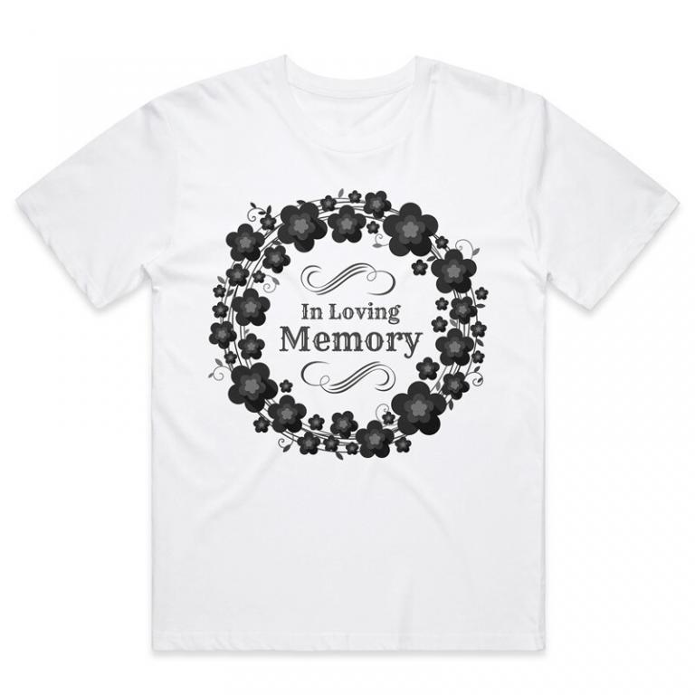 Memorial T-shirt example