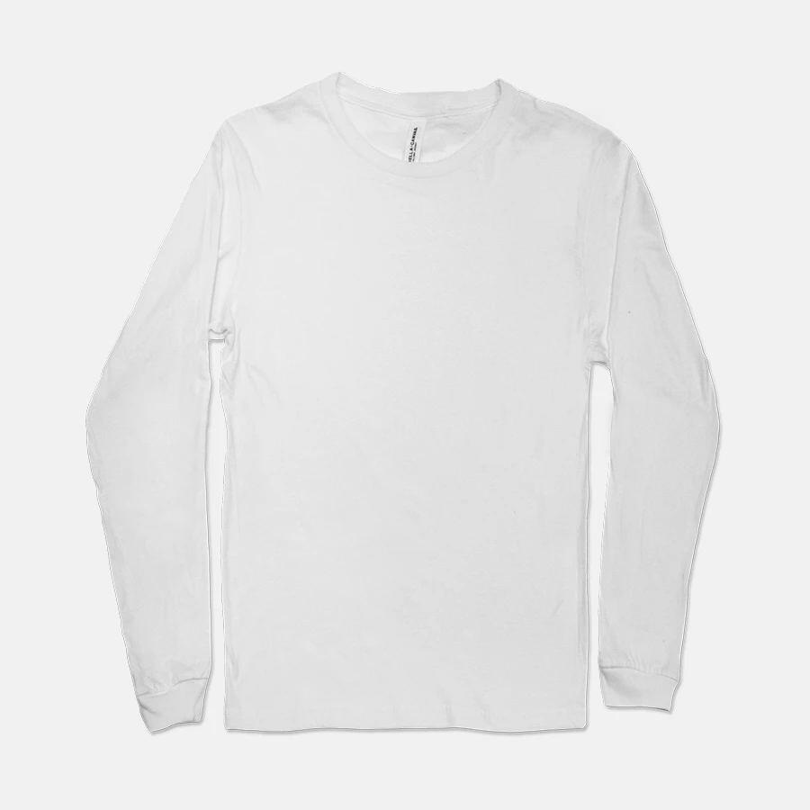 Custom White Long Sleeve T-shirt Printing
